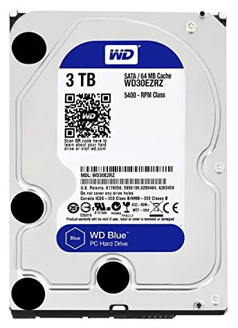 3.5" HDD  3.0TB-SATA-  64MB  Western Digital "Blue (WD30EZRZ)" - photo