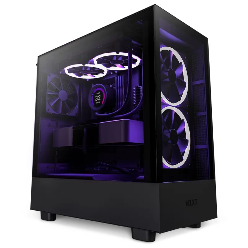 Компьютерный корпус NZXT H5 Elite, Midi-Tower, ATX, Чёрный - photo