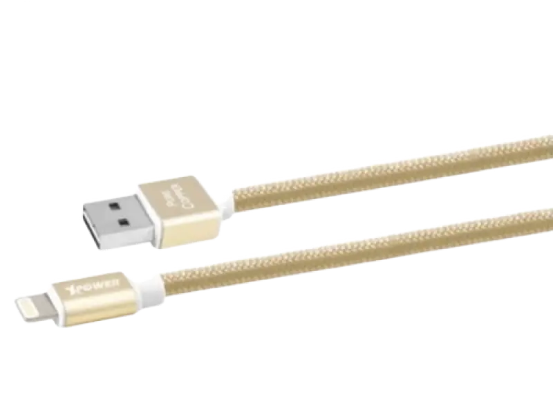 Cablu încărcare și sincronizare Xpower Micro cable Nylon, USB Type-A/micro-USB, 1m, Auriu - photo