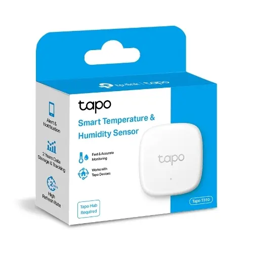 Smart senzor de temperatura și umiditate TP-LINK Tapo T310, Alb - photo