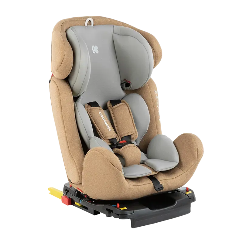 Детское автокресло Kikka Boo 4 Safe ISOFIX, Группа 0+/1/2/3 (0-36 кг), Бежевый - photo