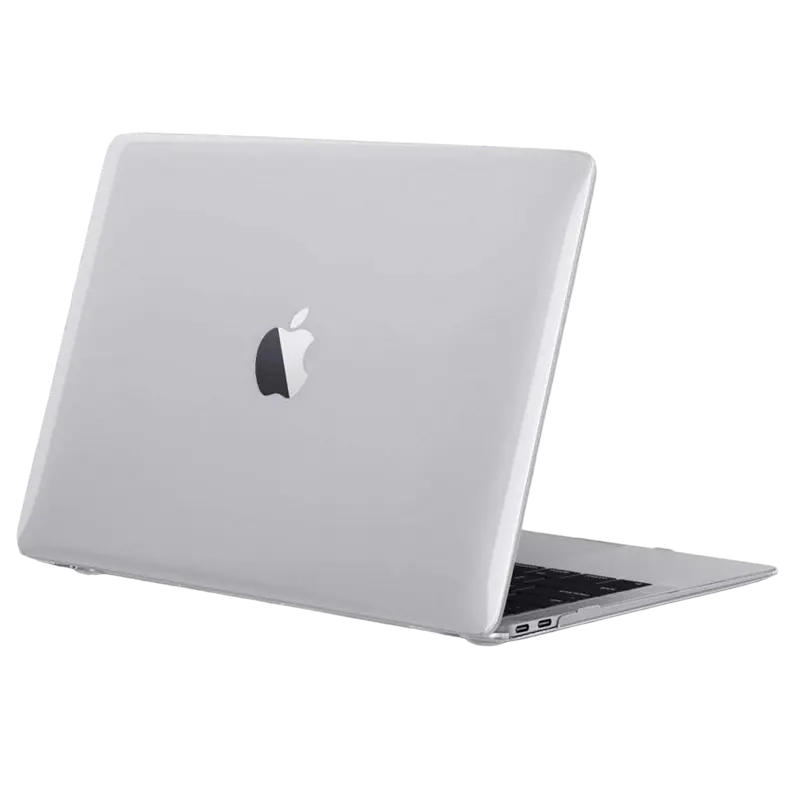 Чехол для ноутбука Tech Protect Smartshell Macbook Air 13 (2018-2020), 13.3", Поликарбонат, Crystal Clear - photo