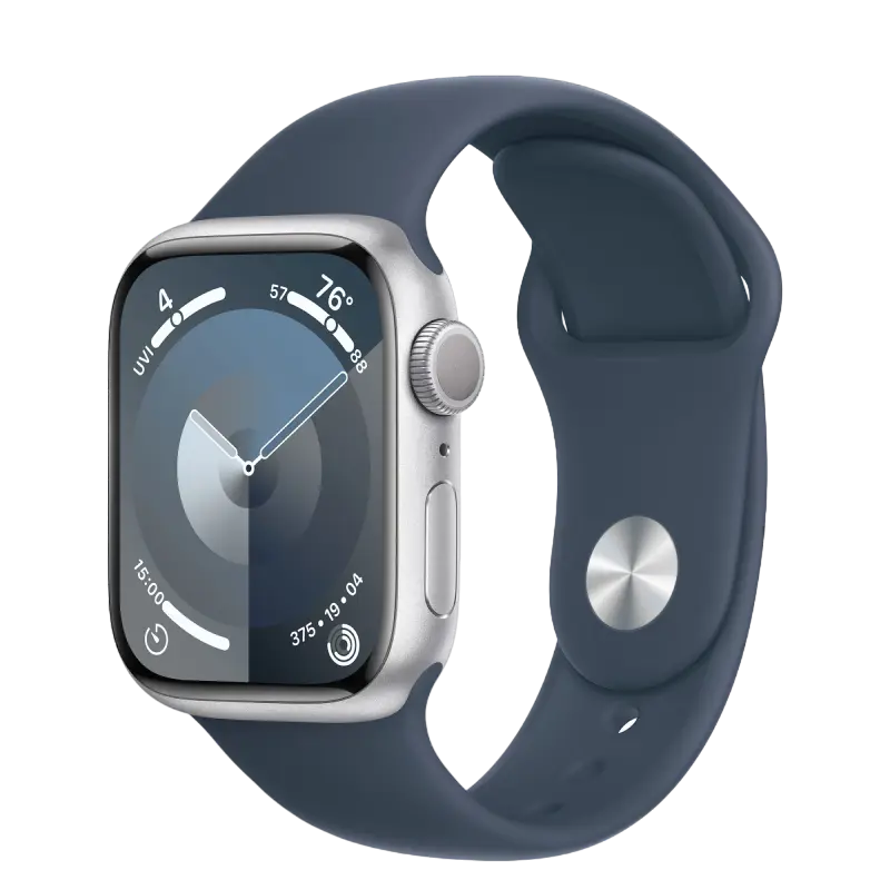 Ceas inteligent Apple Watch Series 9 GPS, 41mm, Storm albastru - photo