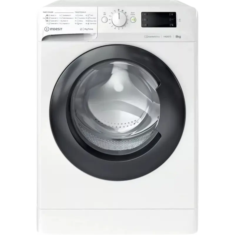Mașină de spălat Indesit MTWE 81495 WK EE, 8kg, Alb - photo