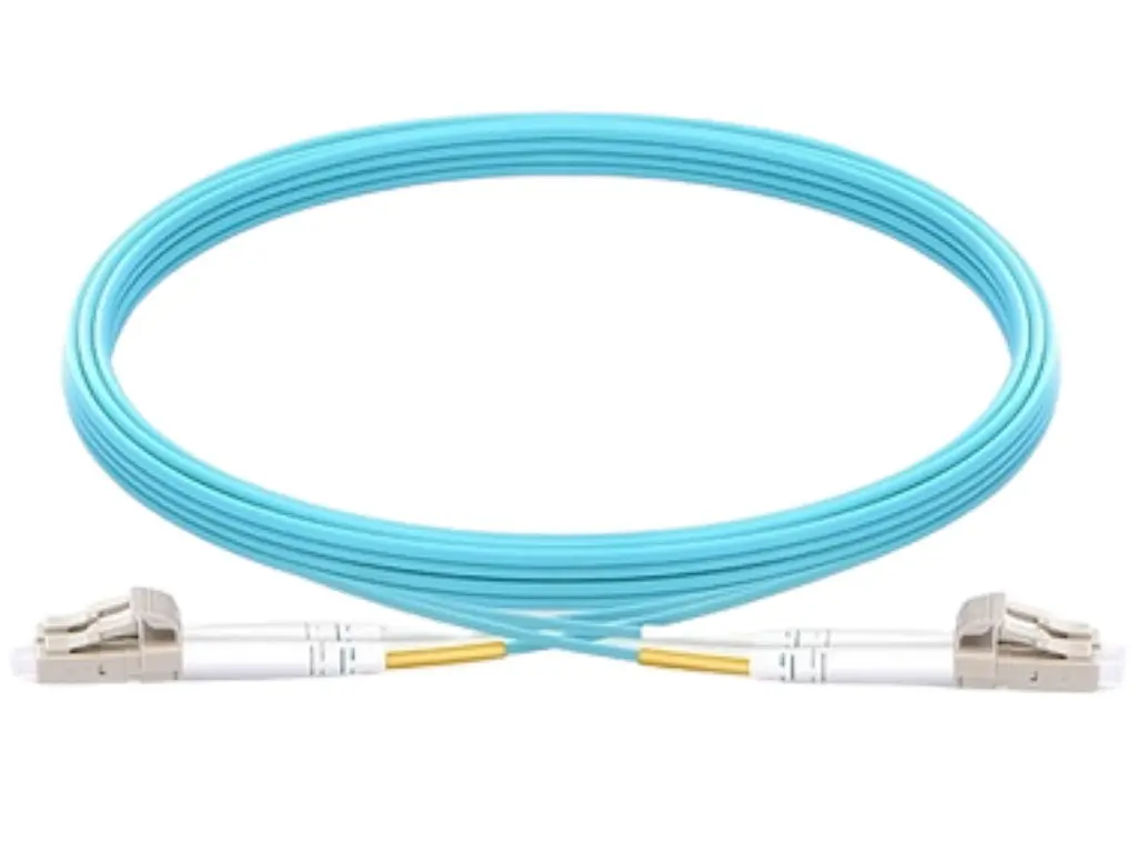 Fiber optic patch cords, Multimode OM4, LC-LC Duplex, 7M - photo