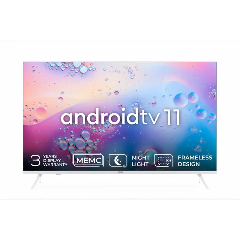 43" LED SMART TV KIVI 43U760QW, 3840x2160 4K UHD, Android TV, Alb - photo