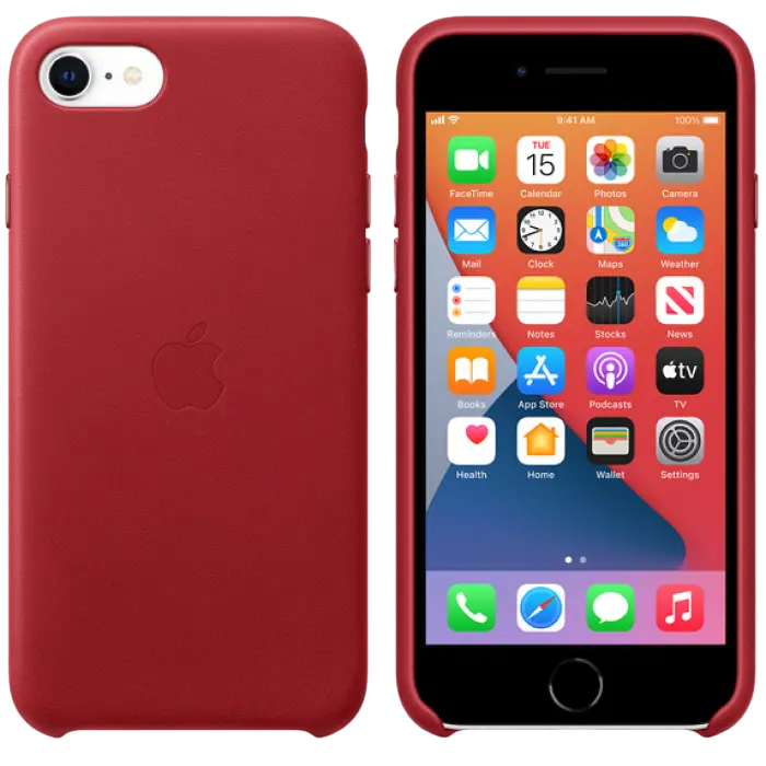 Чехол Apple iPhone SE 2020 Case, Красный - photo