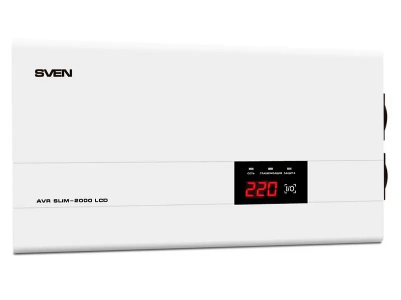 Stabilizator de Tensiune SVEN SLIM AVR-2000 LCD, 2000VA - photo