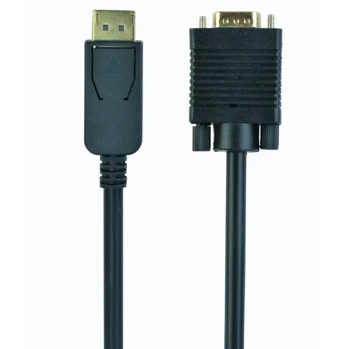 Видео кабель Cablexpert CCP-DPM-VGAM-5M, DisplayPort (M) - VGA D-Sub (M), 5м, Чёрный - photo