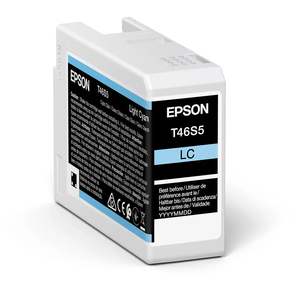 Картридж чернильный Epson T46S UltraChrome Pro 10, 25мл, Голубой - photo