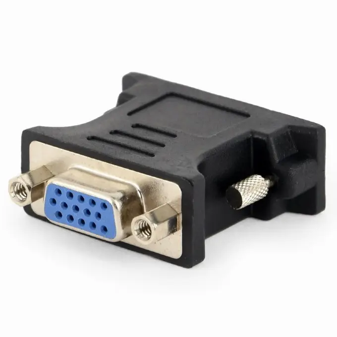 Adaptor Video Cablexpert A-DVI-VGA-BK, DVI-I (M) - VGA D-Sub (F), Negru