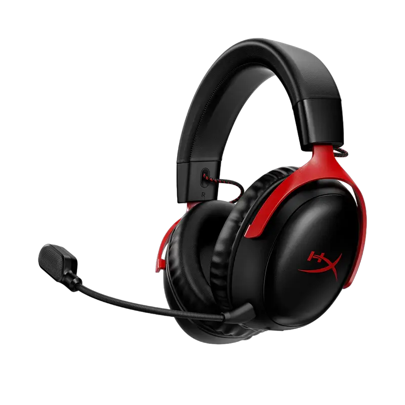 Наушники HyperX Cloud III Wireless, Беспроводной, Черный | Красный - photo