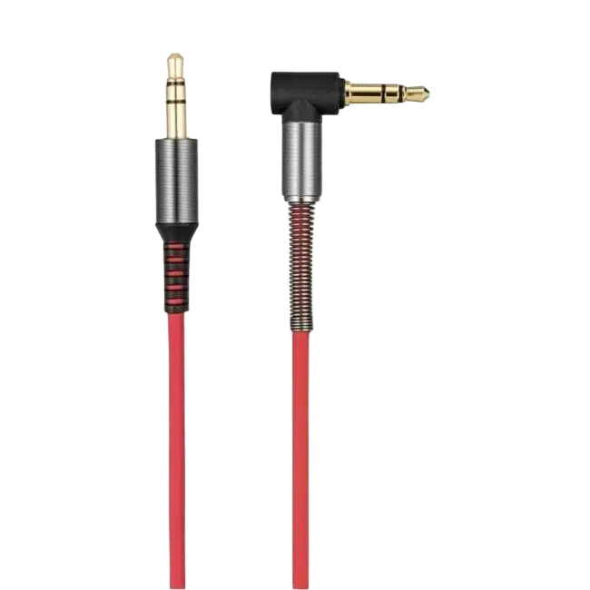 Cablu audio Hoco UPA02, 3.5 mm - 3.5 mm, 1m, Roșu - photo