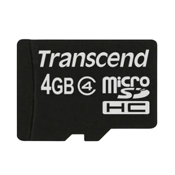 Card de Memorie Transcend microSDHC Class 4, 4GB (TS4GUSDC4)