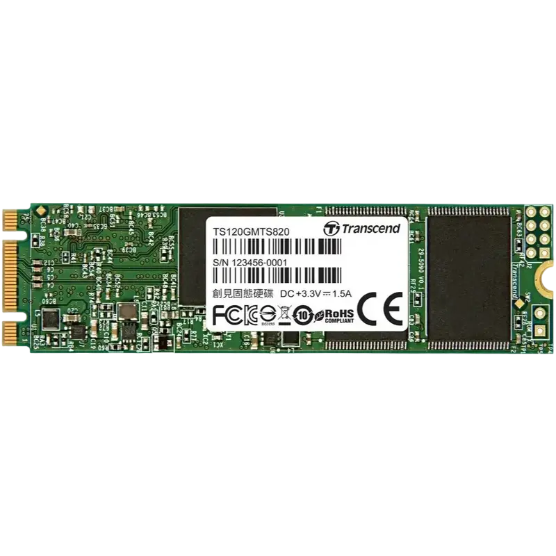 Накопитель SSD Transcend 820S, 120Гб, TS120GMTS820S - photo