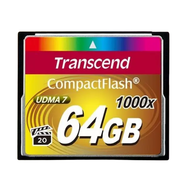 Card de Memorie Transcend CompactFlash 1000, 64GB (TS64GCF1000) - photo