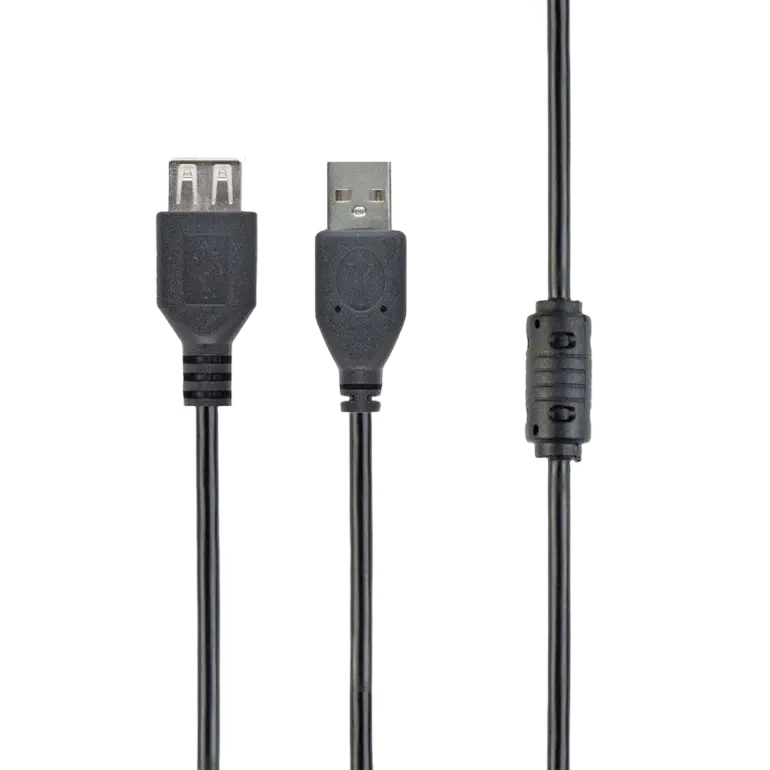 Adaptor USB Gembird CCF-USB2-AMAF-15, USB Type-A (F)/USB Type-A (M), 4,5m, Negru - photo