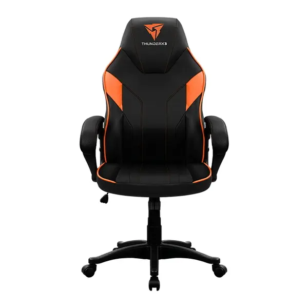 Gaming Chair ThunderX3 EC1  Black/Orange, User max load up to 150kg / height 165-180cm - photo