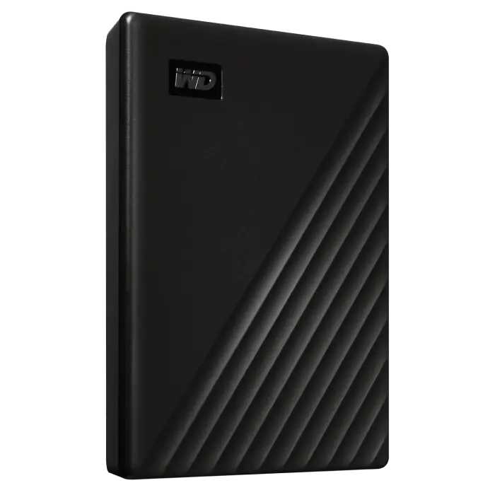 Внешний портативный жесткий диск Western Digital WD My Passport,  2 TB, Чёрный (WDBYVG0020BBK-WESN) - photo