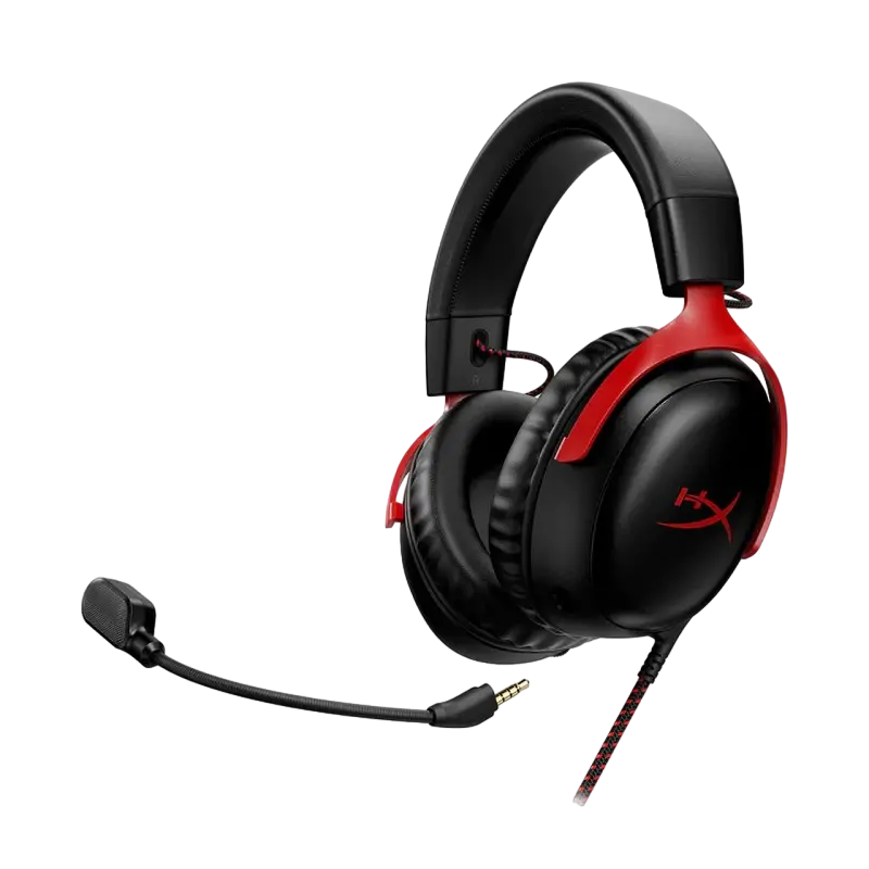 Căști gaming HyperX Cloud III, USB, Roșu - photo