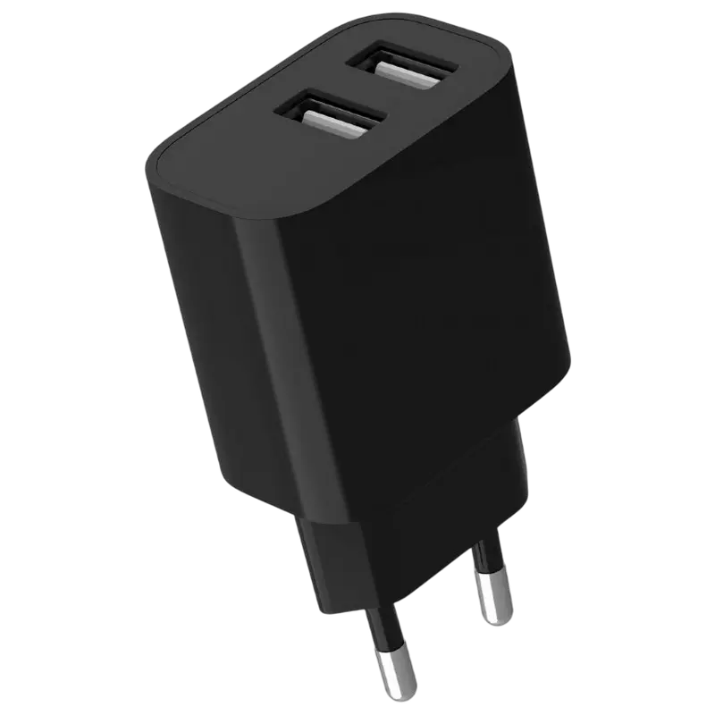 Încărcător Gembird 2-port universal USB, Negru - photo