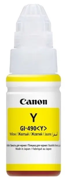 Контейнер с чернилами Canon GI-490, 0666C001, Желтый - photo