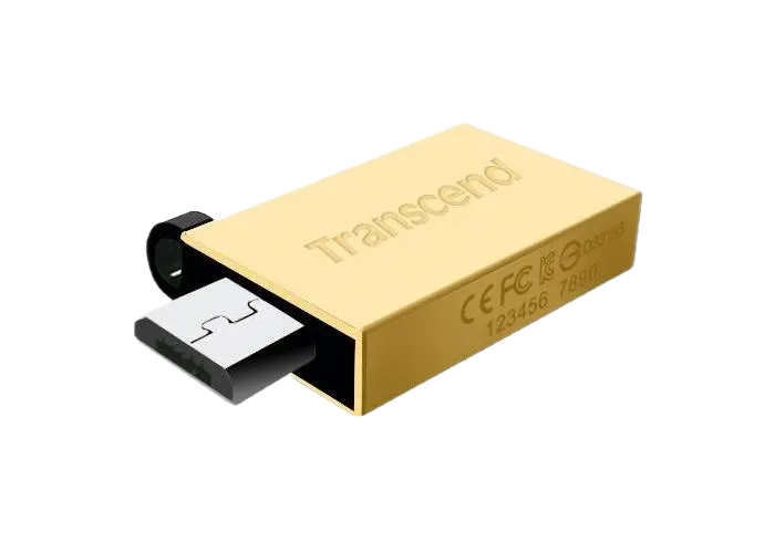 Memorie USB Transcend JetFlash 380, 64GB, Auriu - photo