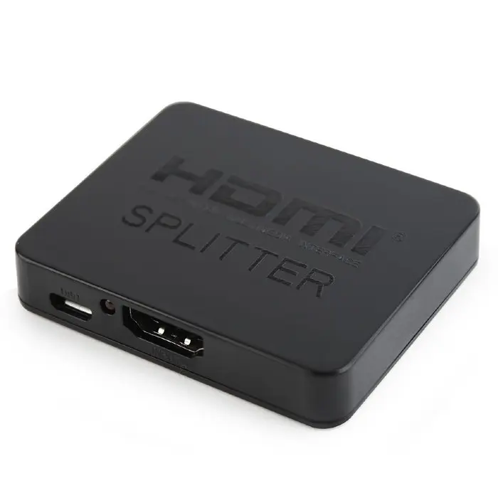 Splitter HDMI Cablexpert DSP-2PH4-03, HDMI (F) - 2x HDMI (F), Negru - photo