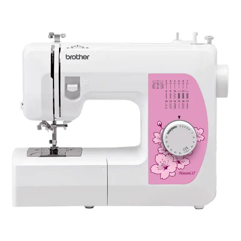 Швейная машина Brother Hanami 17, Белый Розовый - photo