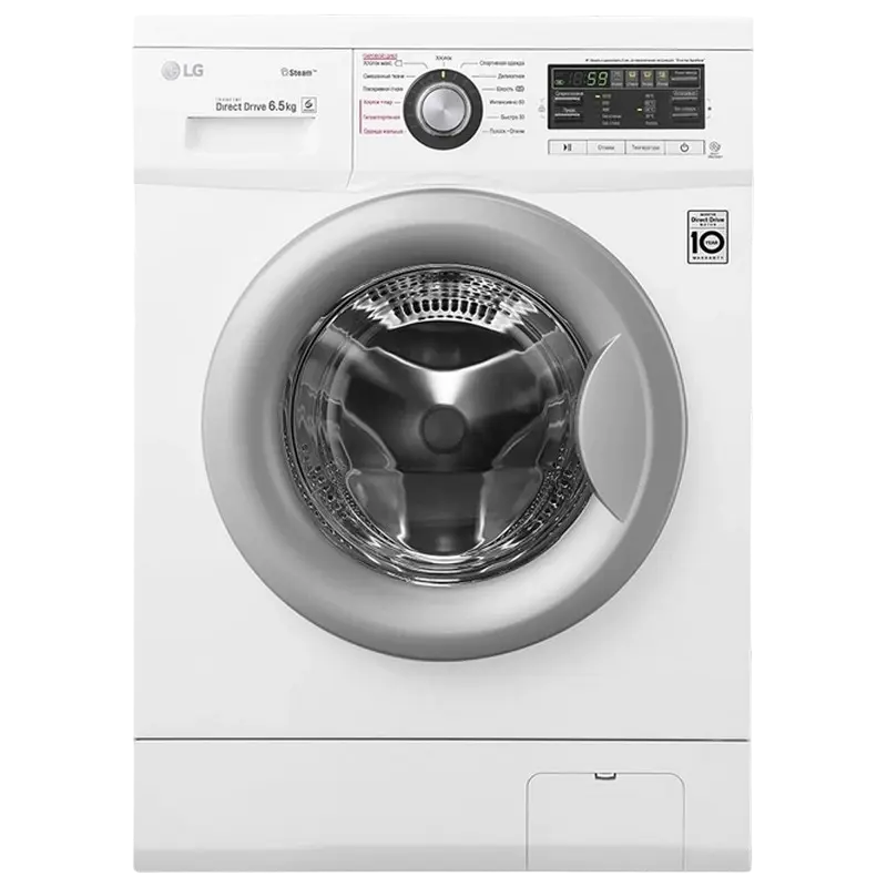 Mașină de spălat LG F12B8WDS7, 6,5kg, Alb - photo
