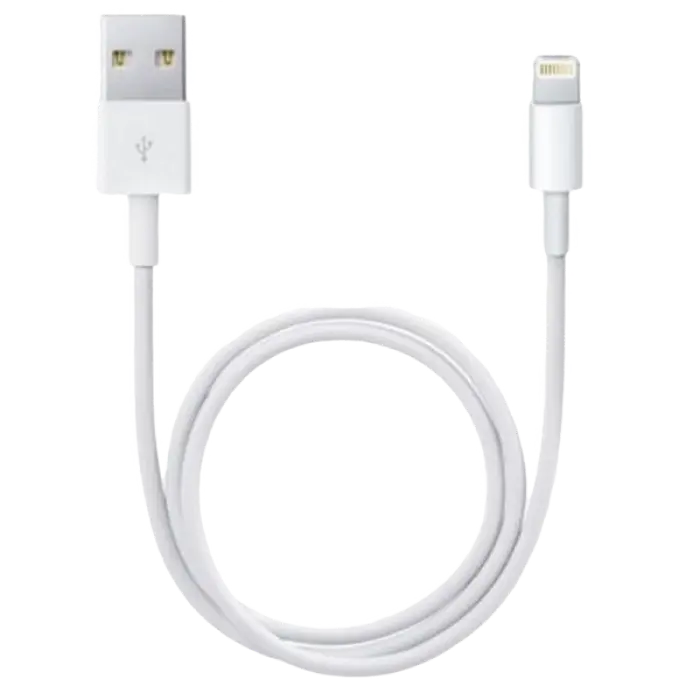 Cablu încărcare și sincronizare APC Electronic AP531043, USB Type-A/Lightning, 1m, Alb - photo