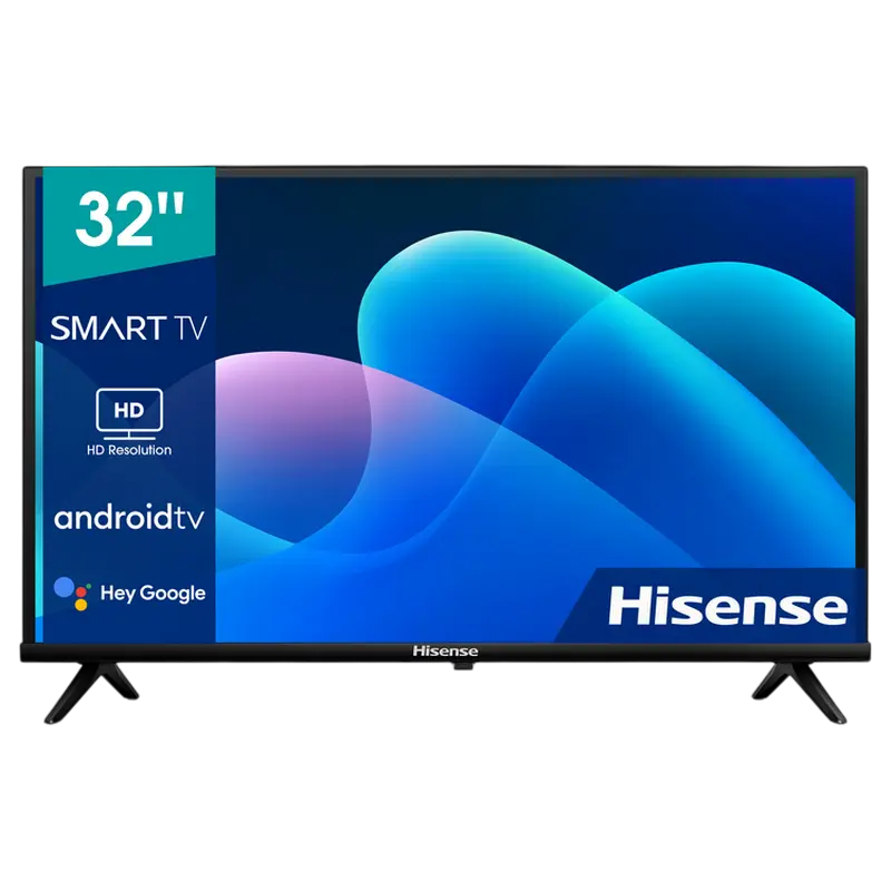 32" LED SMART TV Hisense 32A4HA, 1366x768 HD, Android TV, Negru - photo