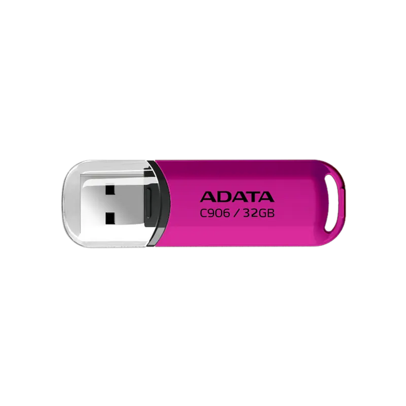 Memorie USB ADATA C906, 32GB, Roz - photo
