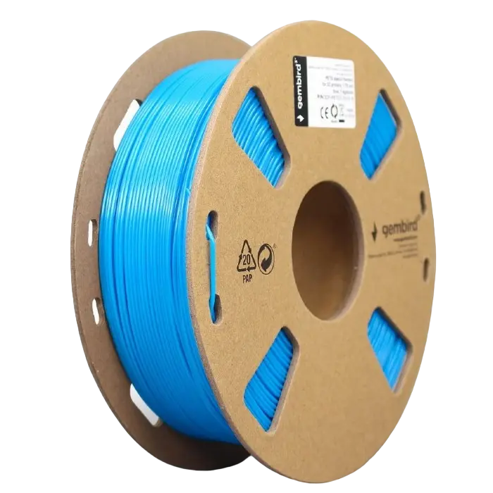 Filament pentru imprimantă 3D Gembird 3DP-PETG1.75-01-B, PETG, Albastru, 1.75 mm, 1 kg - photo