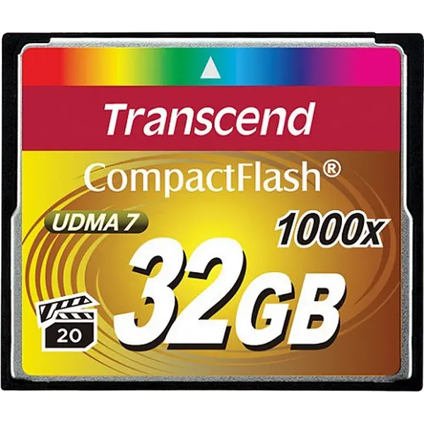 Card de Memorie Transcend CompactFlash 1000, 32GB (TS32GCF1000)