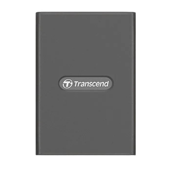 Cititor de carduri Transcend TS-RDE2, USB Type-C, USB Type-A, Gri - photo