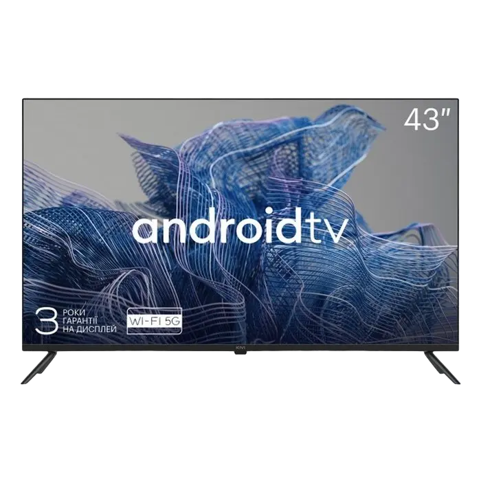 43" LED SMART TV KIVI 43U740NB, 3840x2160 4K UHD, Android TV, Negru - photo