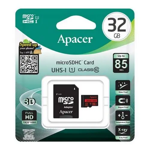 Card de Memorie Apacer microSDHC UHS-I U1 Class 10, 32GB (AP32GMCSH10U5-R)