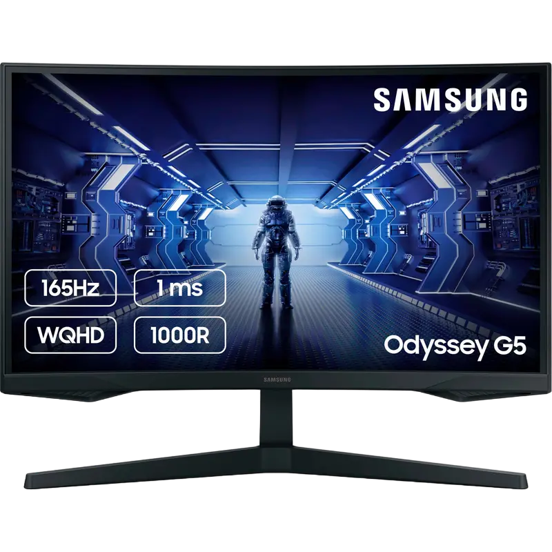 27" Игровой монитор Samsung S27CG550E, VA 2560x1440 WQHD, Чёрный - photo