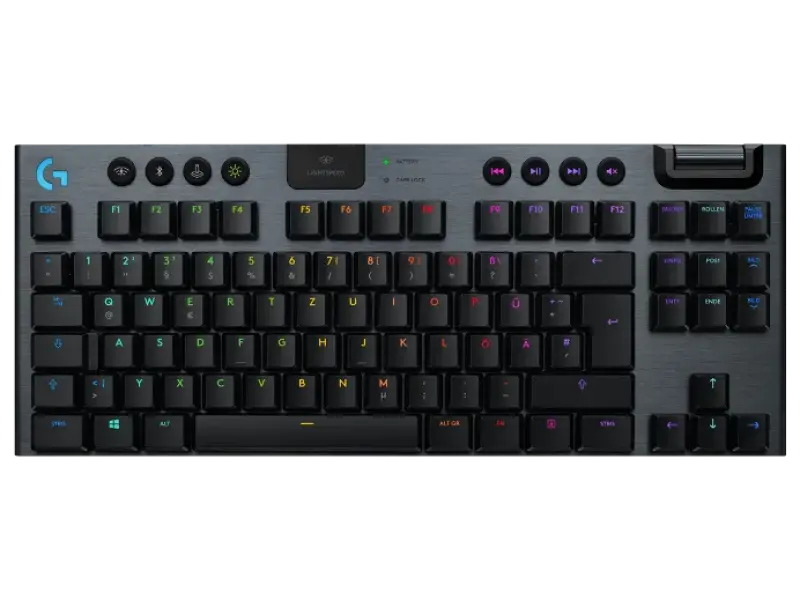Tastatură Logitech G915 TKL, Fără fir, Carbon - photo