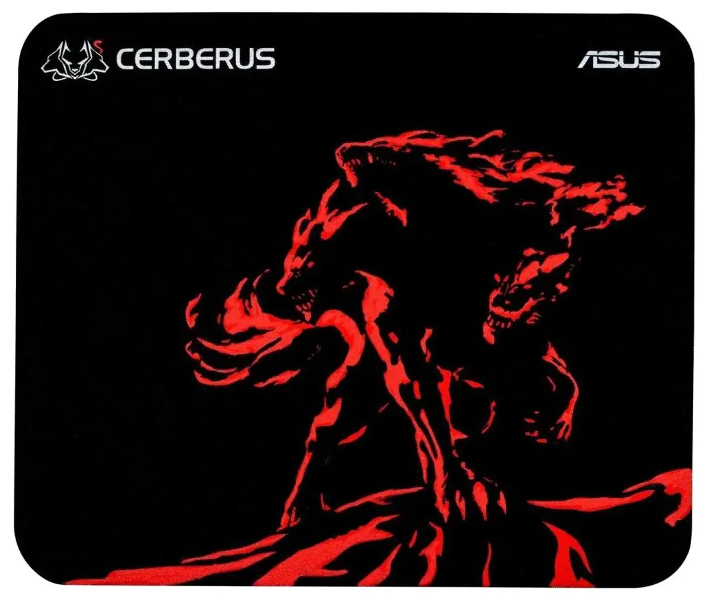 Gaming Mouse Pad Asus Cerberus Mat Mini, 250 x 210 x 2mm/80g, Cloth with Rubber base, Red - photo