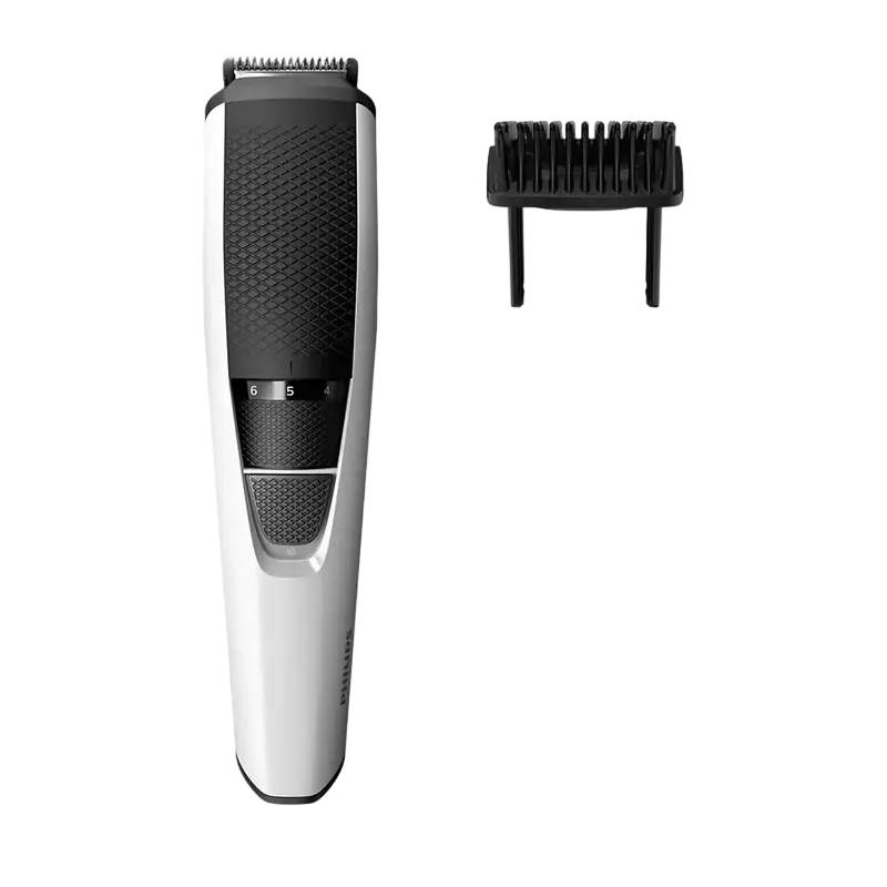 Trimmer pentru bărbați Philips Beardtrimmer Series 3000 BT3206/14, Negru | Alb - photo