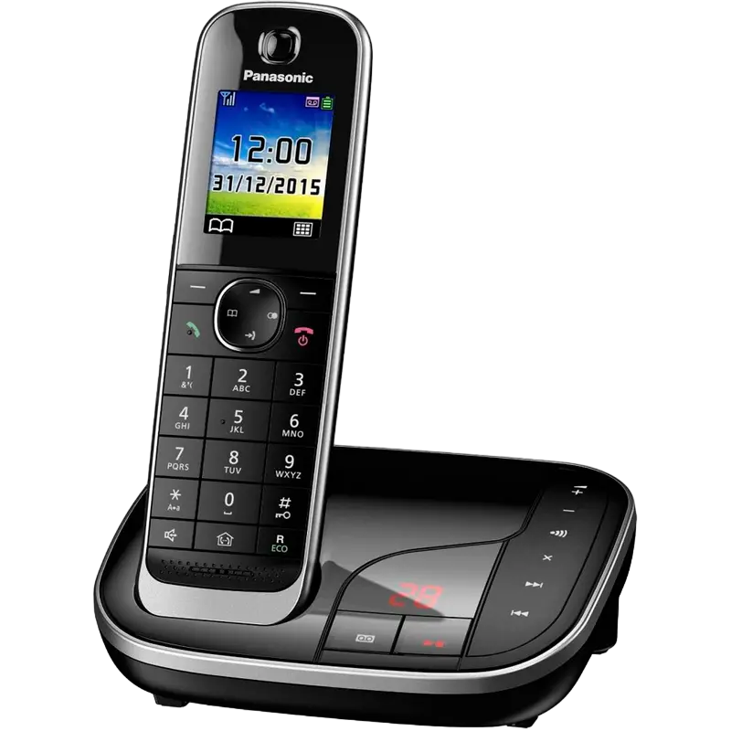 Telefon DECT Panasonic KX-TGJ320UCB, Negru - photo