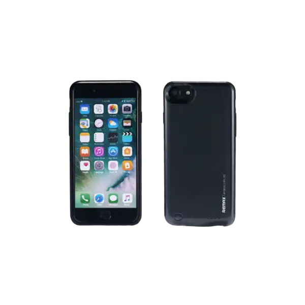 Husă baterie Remax iPhone SE (2020) - Case, Negru - photo