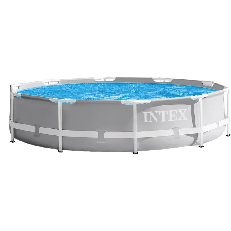 Piscină cu cadru metalic Intex, 12706L, Gri, 26720 - photo