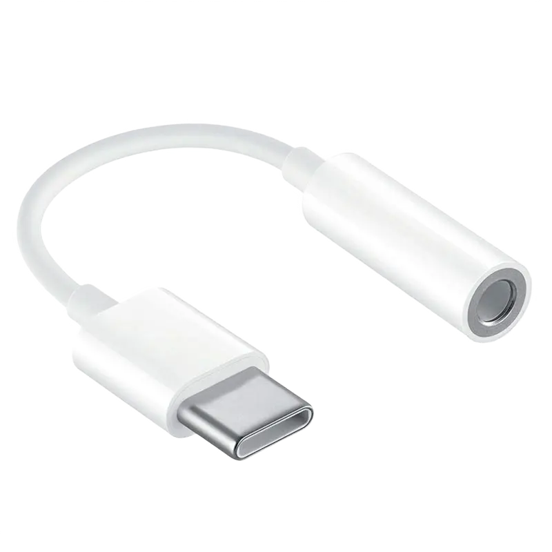 Аудио адаптер Huawei CM20, USB Type-C/3.5 mm (F), 0,09м, Белый - photo