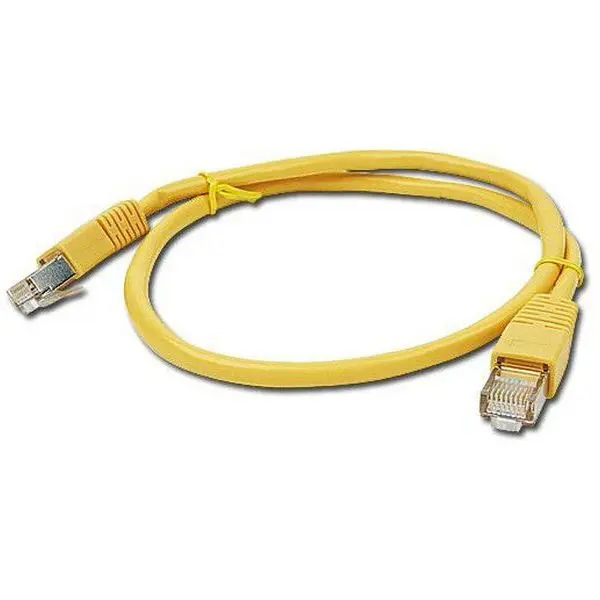 Patch cord Cablexpert PP22-0.5M/Y, Cat5e FTP, 0,5m, Galben - photo