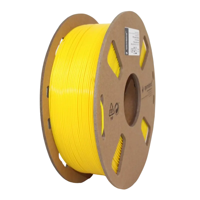 Filament pentru imprimantă 3D Gembird 3DP-PETG1.75-01-Y, PETG, Galben , 1.75 mm, 1kg - photo