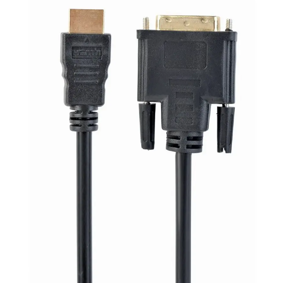 Cablu Video Cablexpert CC-HDMI-DVI-15, HDMI (M) - DVI-I (M), 4,5m, Negru - photo