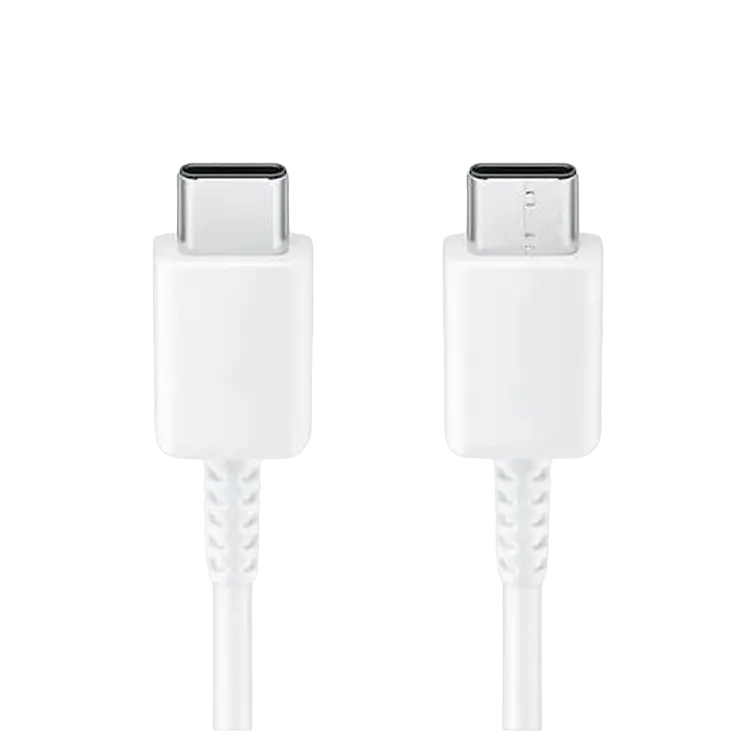 Зарядный кабель Samsung EP-DA705BWRGRU, USB Type-C/USB Type-C, 1м, Белый - photo